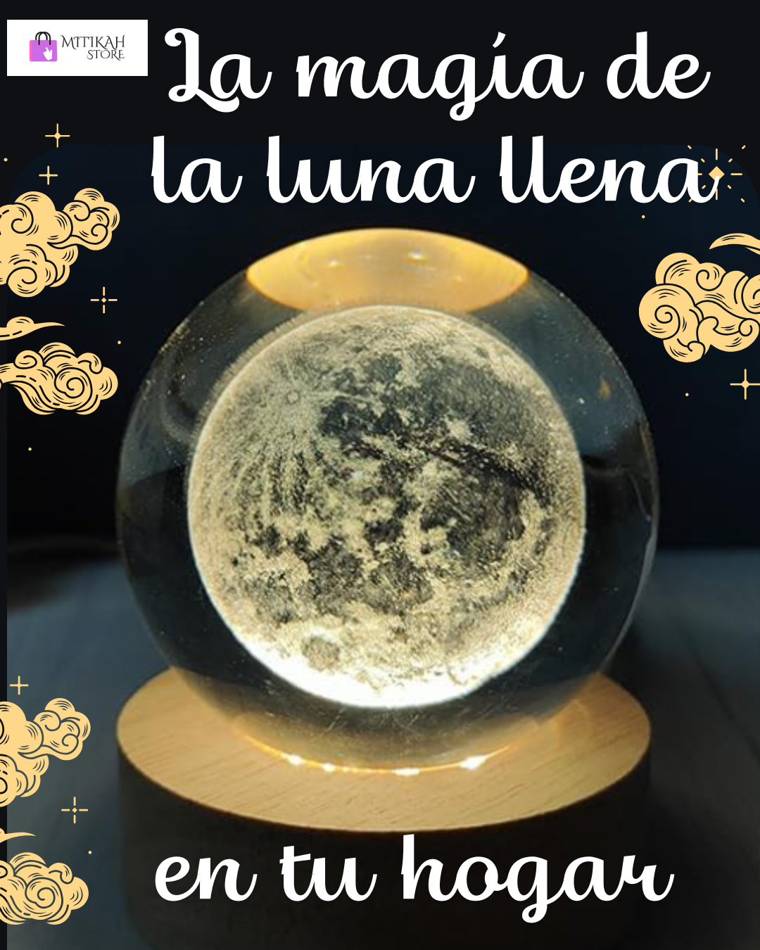 LA LÁMPARA LUNA LLENA 3D FLOTANTE - UN OBJETO DECORATIVO ÚNICO