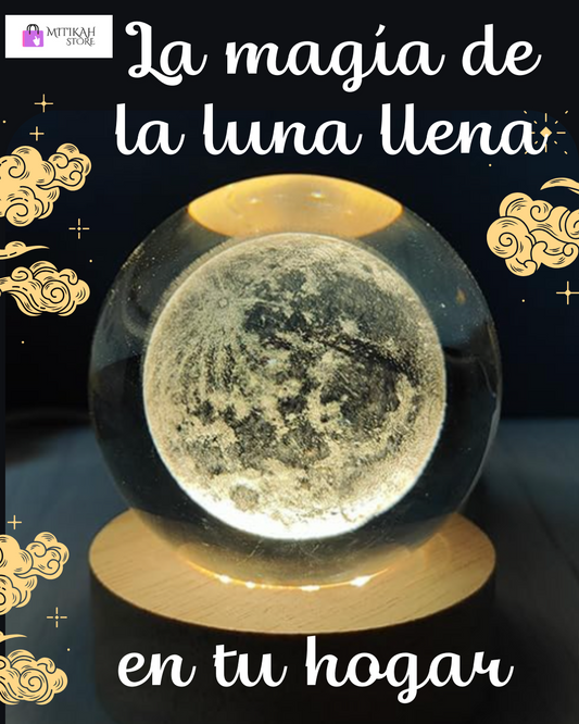 LA LÁMPARA LUNA LLENA 3D FLOTANTE - UN OBJETO DECORATIVO ÚNICO